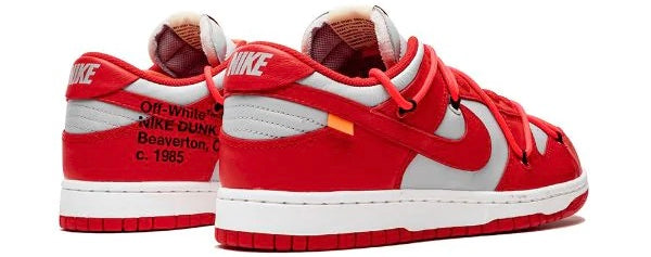 SB Dunk Low x OFF-WHITE 'University Red'