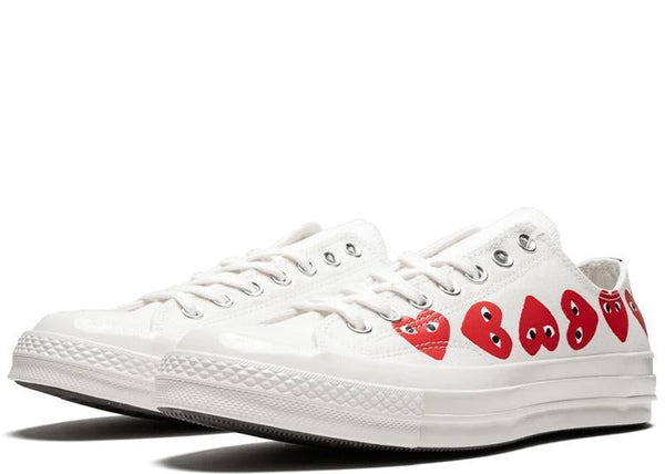 Converse Chuck Taylor All-Star 70s Ox Comme des Garcons Play Multi-Heart White 2018 Men