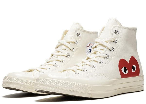 Converse Chuck Taylor All-Star 70s Hi Comme des Garcons PLAY White High