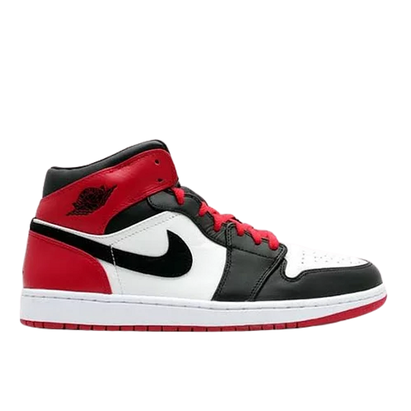 NIKE AIR JORDAN 1 SATIN BLACK TOE